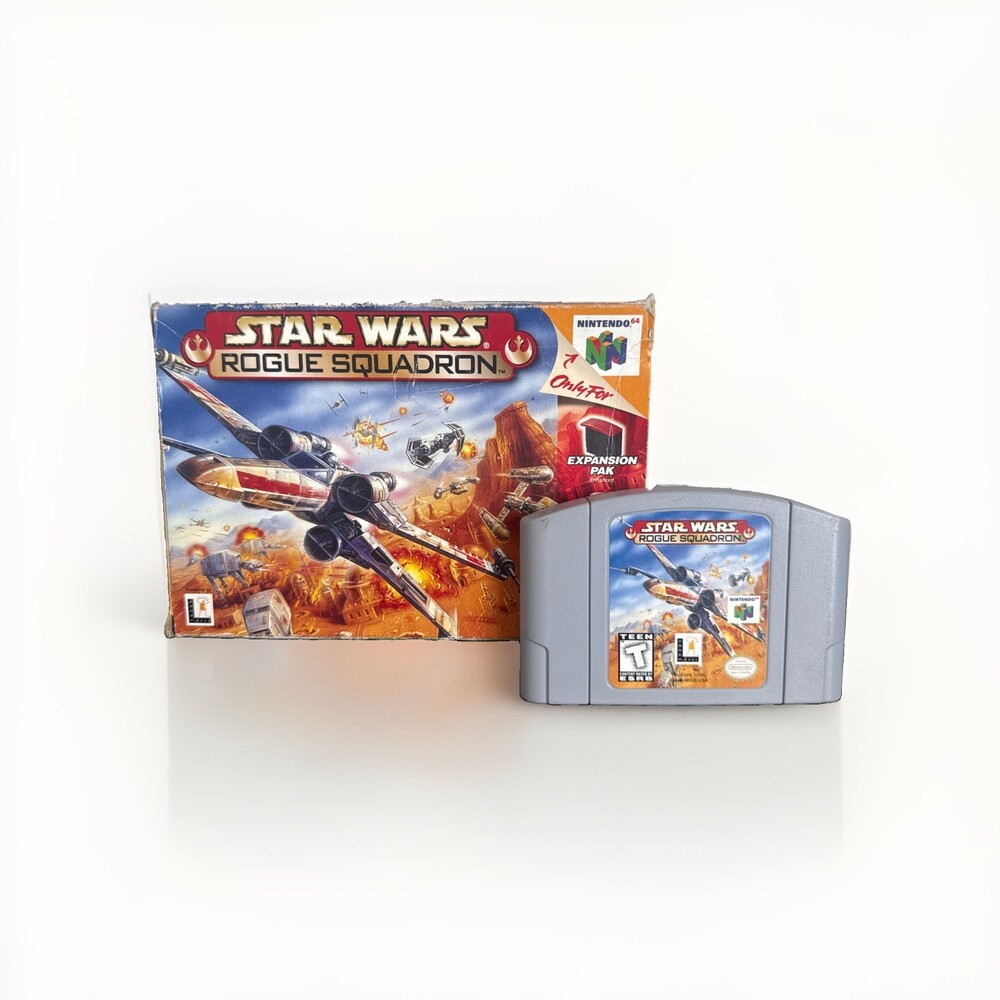 Nintendo Star Wars: Rogue Squadron N64, w/ Damaged Box But No Manual